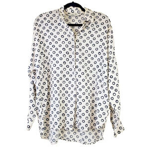 Italy 0039‎ Top Womens Oversized XS Art To Wear Lagenlook Boho Minimalist Cotton